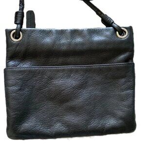 Margot black leather purse